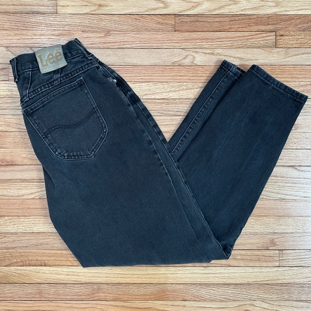 Vintage LEE Faded Black Mom Jeans